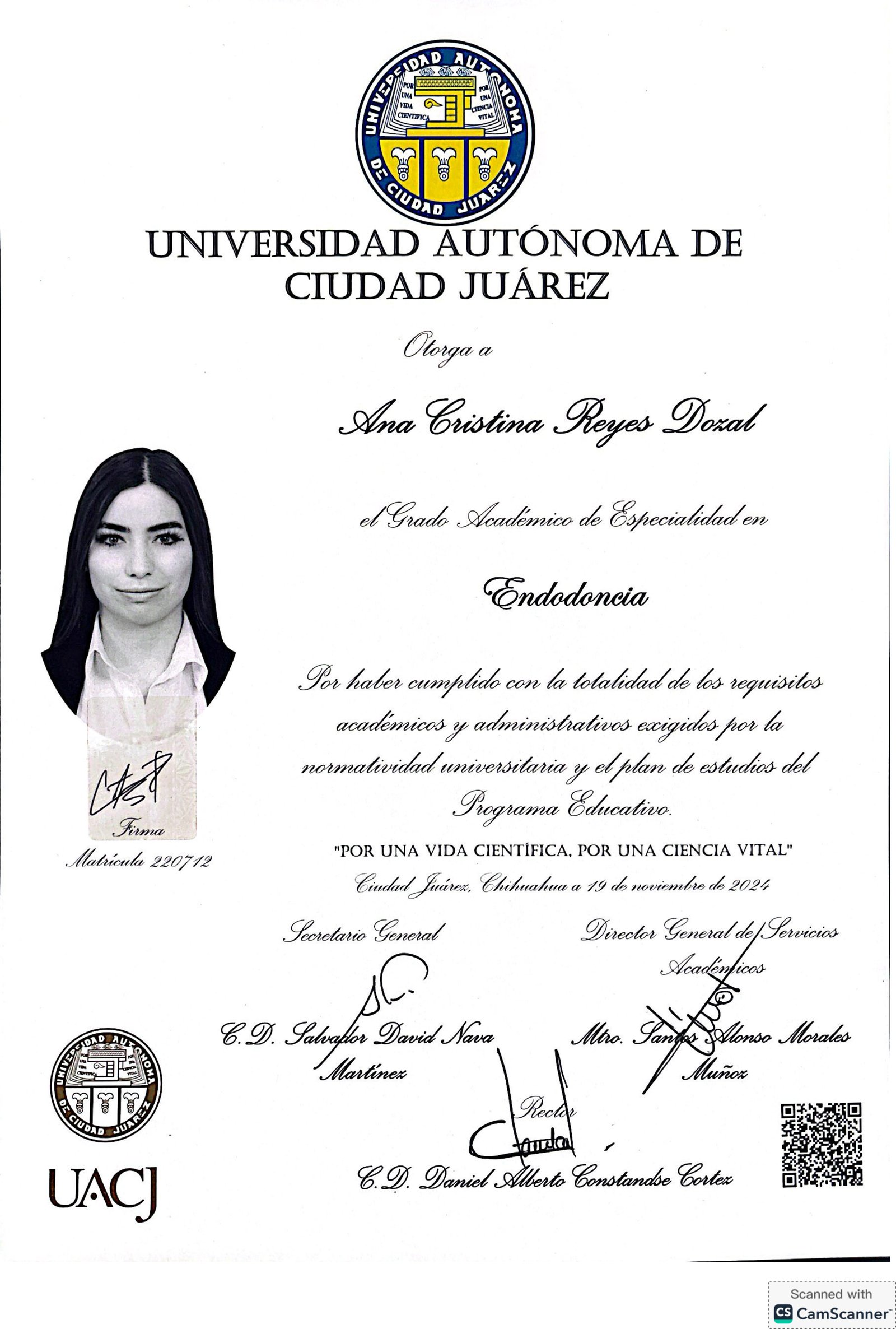 Dra. Ana Cristina Reyes Dozal - Ver certificaciones 4