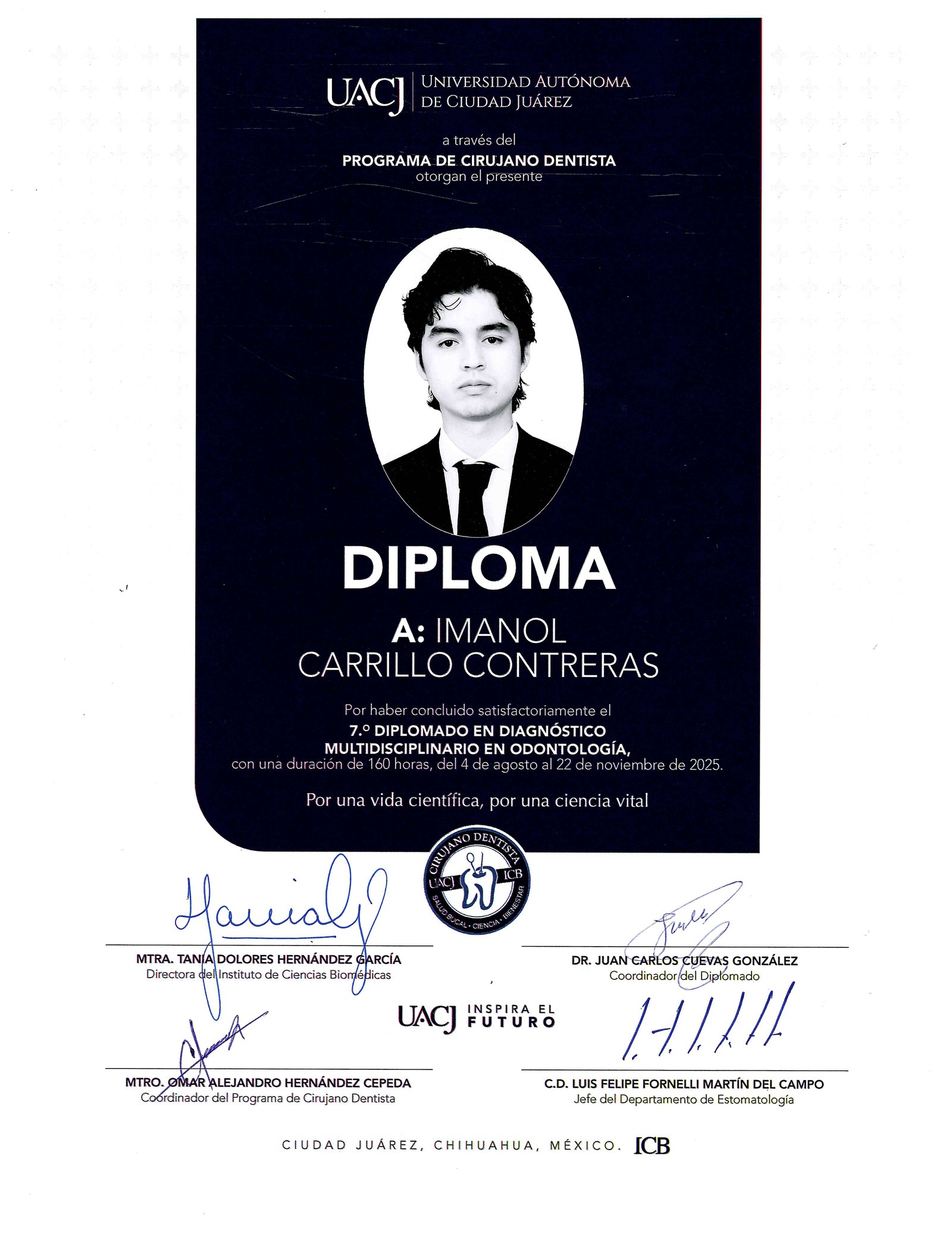 Dr. Imanol Carrillo - Ver certificaciones 1