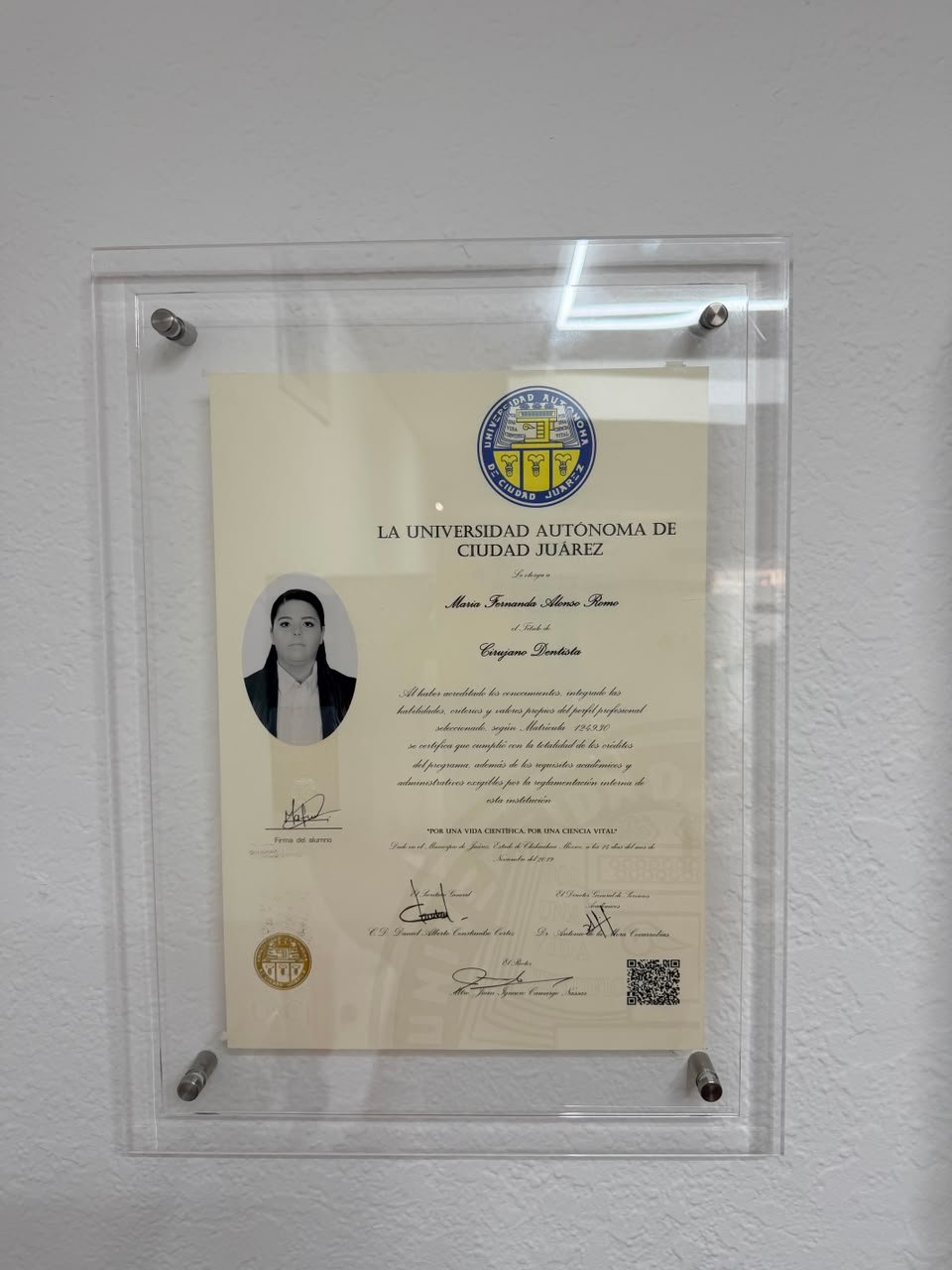 Dra. María Fernanda Alonso Romo - Ver certificaciones 6