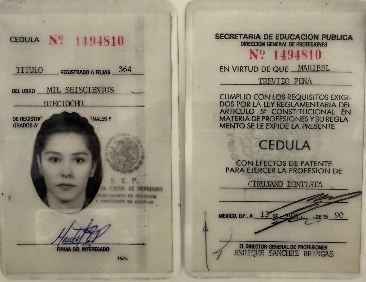 Dra. Maribel Trevizo Peña - Ver certificaciones 2