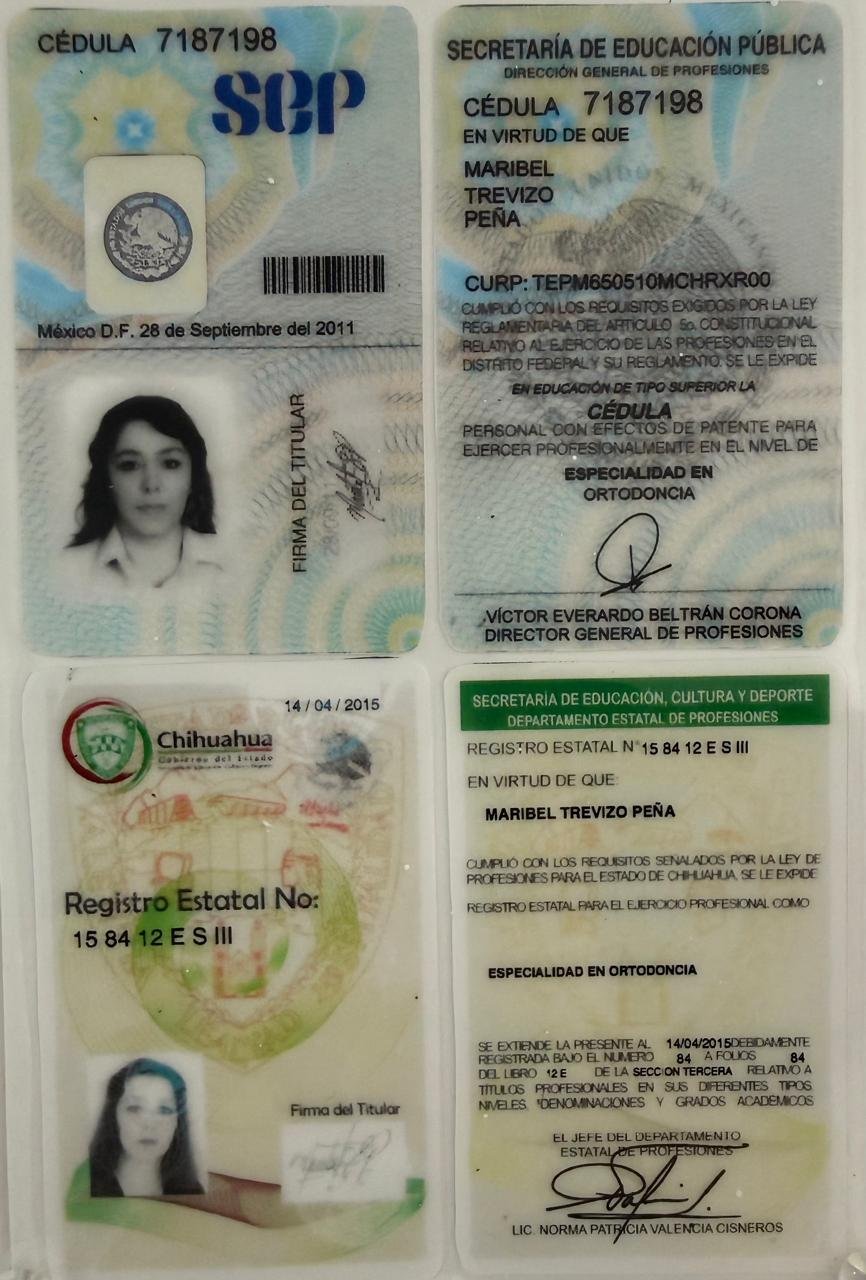 Dra. Maribel Trevizo Peña - Ver certificaciones 3