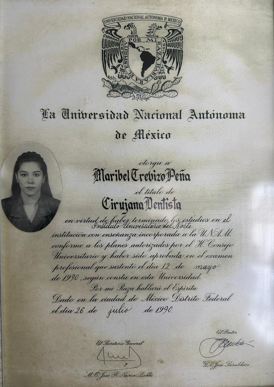 Dra. Maribel Trevizo Peña - Ver certificaciones 5