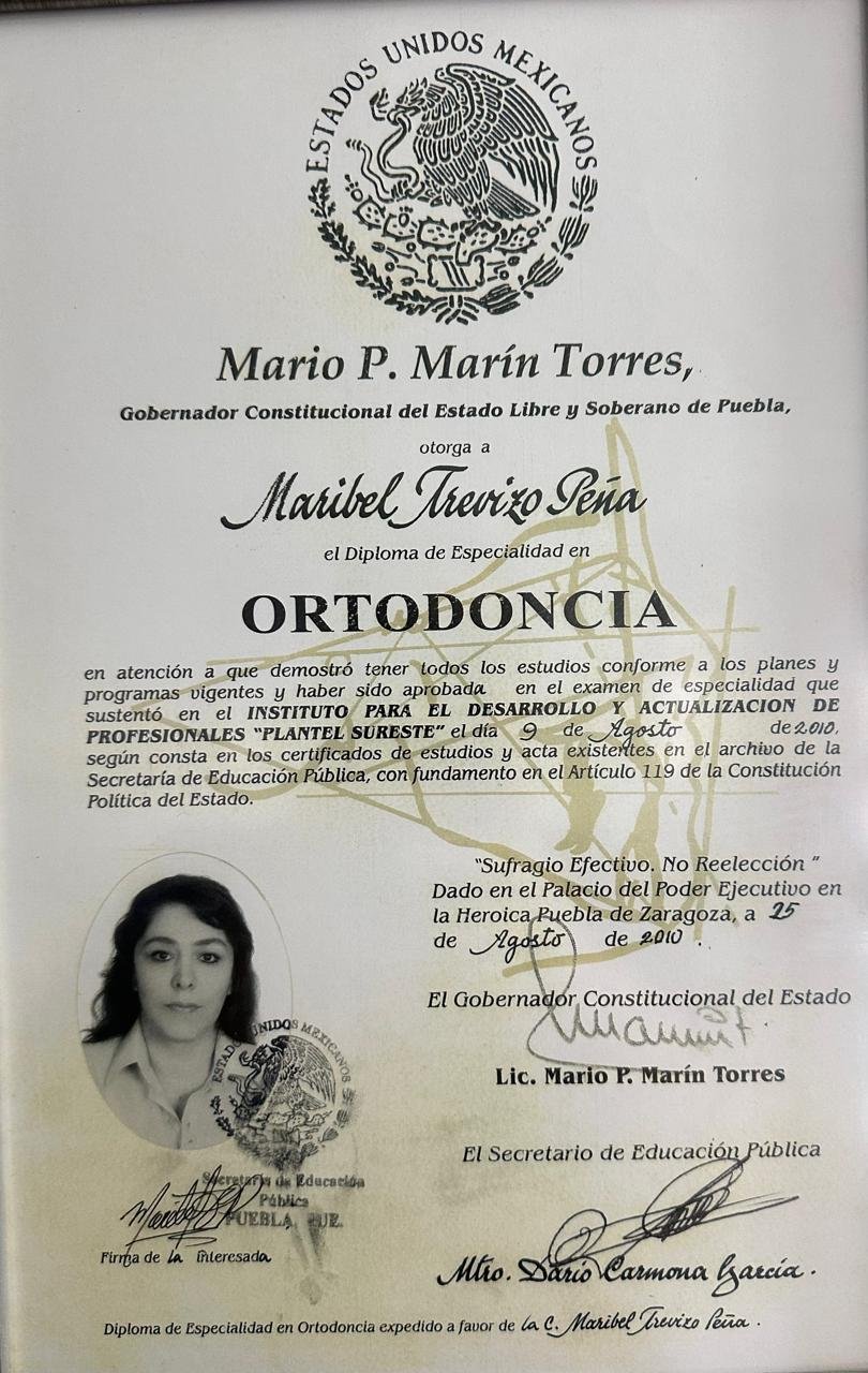 Dra. Maribel Trevizo Peña - Ver certificaciones 6